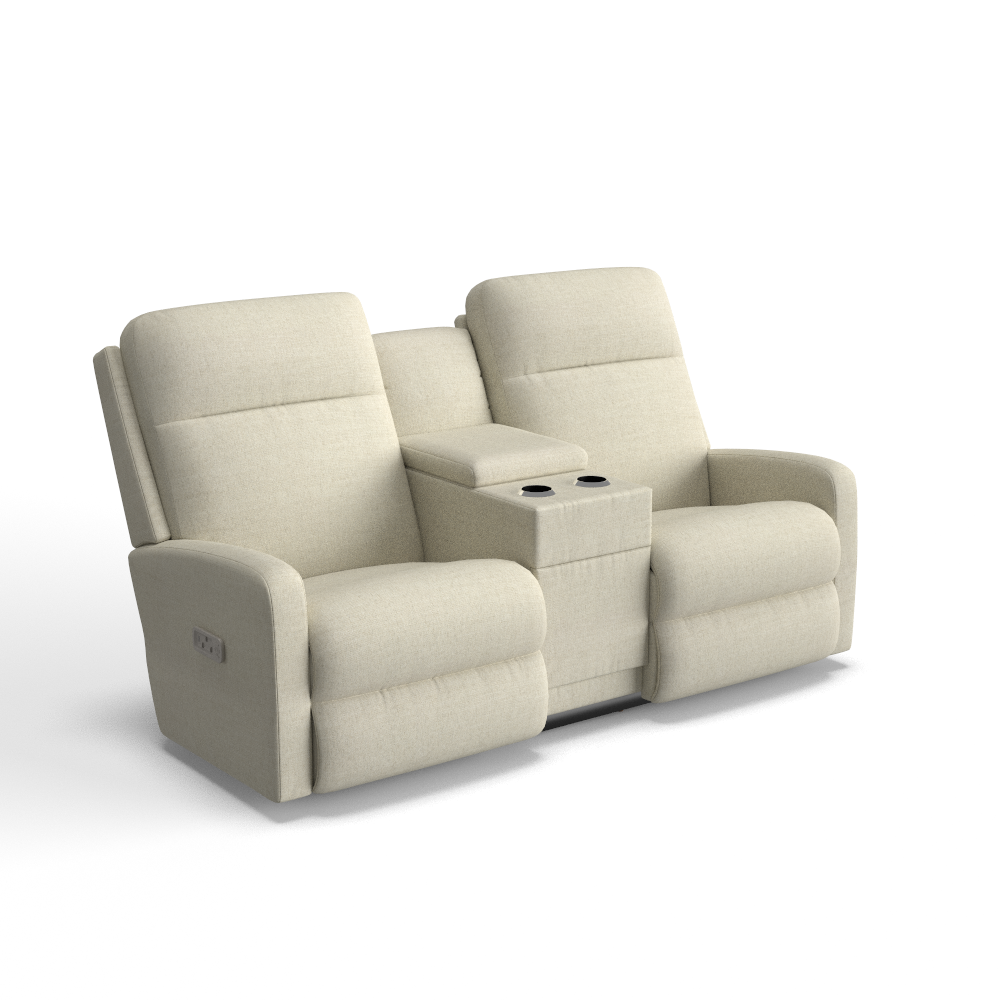 Finley Power Wall Reclining Loveseat w/ Headrest & Console